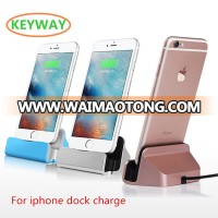 2017 Hot sale Universal 3 in 1 USB Mobile Phone Charging Holder Station Desktop Sync Dock Charger For iphone