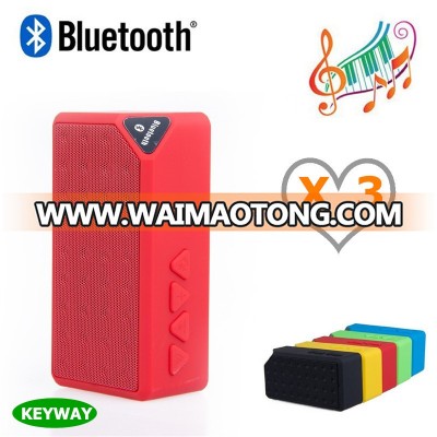 New Trend Mini X3 Bluetooth Speaker With TF Card Slot Super Sound Portable Wireless Box Bluetooth Speaker For Hiking Camping