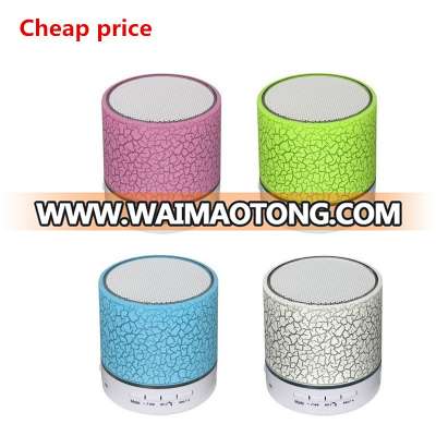 Factory price Portable Mini waterproof led light music wireless Bluetooth Speakers s10 with FM radio for smart phone