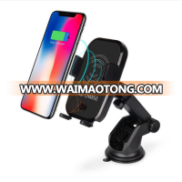 Wireless Car Charger Holder For iPhone 8/X/XR/XS/MAX Samsung Galaxy S9 S8 S7 S6 Standard 10W Fast Qi Wireless Charging